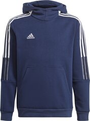 Dressipluus Adidas Tiro 21 Sweat Hoody Junior GK9680, sinine hind ja info | Jalgpalli varustus ja riided | kaup24.ee