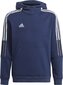 Dressipluus Adidas Tiro 21 Sweat Hoody Junior GK9680, sinine цена и информация | Jalgpalli varustus ja riided | kaup24.ee