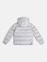 Утепленная детская куртка из коллекции GUESS JEANS Allover Logo Grey 520914267 цена и информация | Куртки, пальто для девочек | kaup24.ee