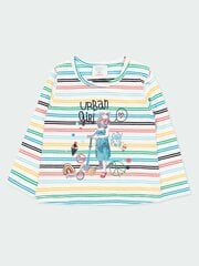 Детская футболка BOBOLI Stripes Multicolor цена и информация | Рубашки для девочек | kaup24.ee
