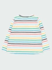 Детская футболка BOBOLI Stripes Multicolor цена и информация | Рубашки для девочек | kaup24.ee
