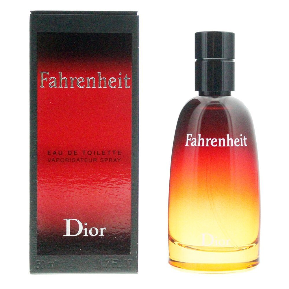 Tualettvesi Dior Fahrenheit EDT meestele 50 ml hind ja info | Meeste parfüümid | kaup24.ee