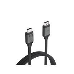 HDMI Kaabel Linq Byelements LQ48027 2 m Must цена и информация | Кабели и провода | kaup24.ee