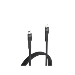 USB-C-Lightning Kaabel Linq Byelements LQ48031 Must цена и информация | Кабели и провода | kaup24.ee