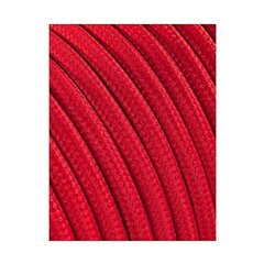 Кабель EDM C62 2 x 0,75 mm Красный Текстиль 5 m цена и информация | Кабели и провода | kaup24.ee