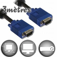 VGA-кабель Lineaire HD15 3 m цена и информация | Кабели и провода | kaup24.ee