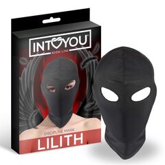 Lilith Inkognito mask avatud silmadega, must hind ja info | BDSM ja fetish | kaup24.ee