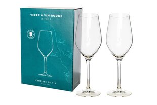 L'Atelier Du Vin punase veini pokaalid 450 ml – 2 tk цена и информация | Стаканы, фужеры, кувшины | kaup24.ee