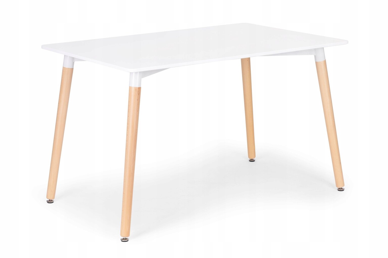Laud ModernHome, 120x80 cm, valge/pruun hind ja info | Köögi- ja söögilauad | kaup24.ee