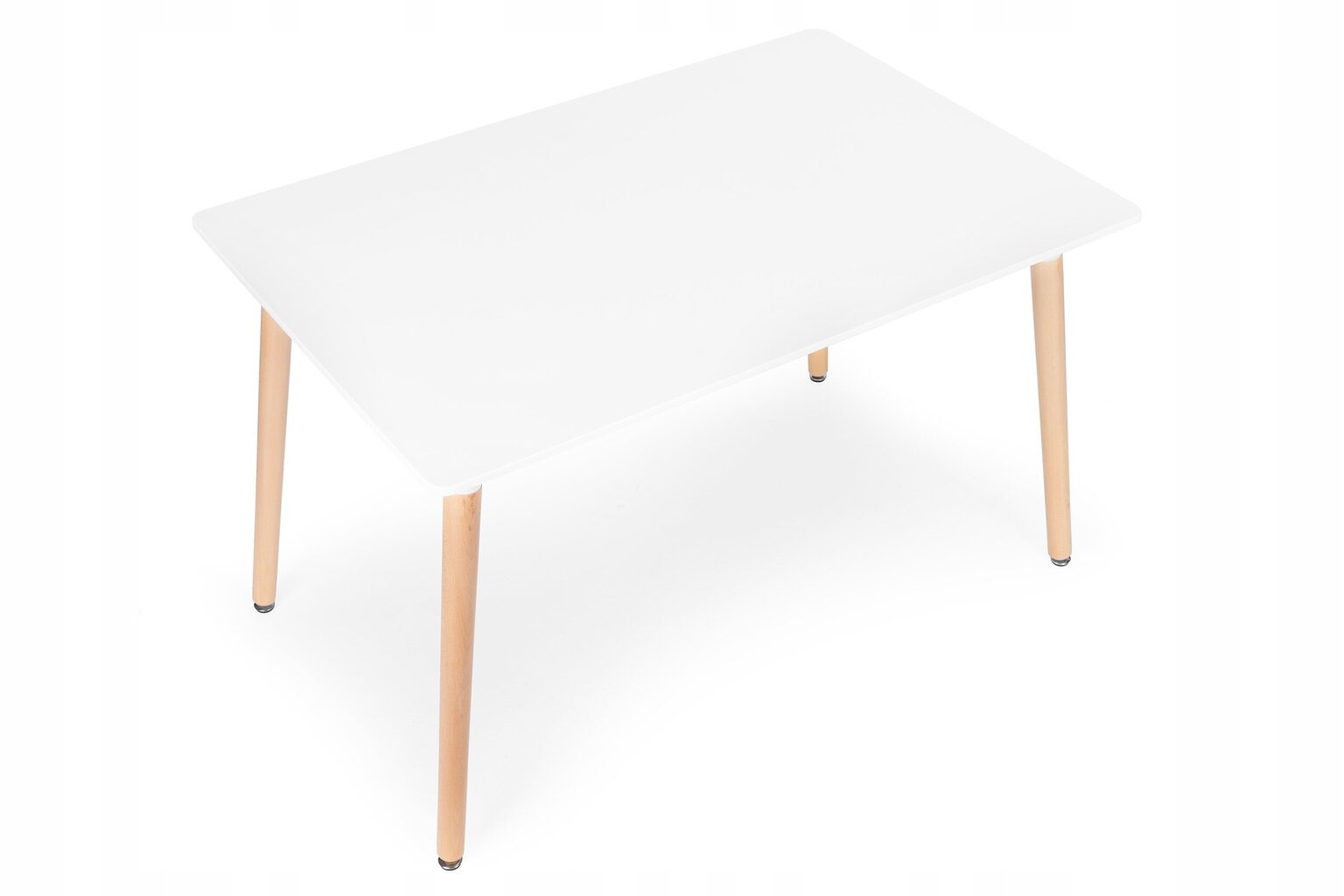 Laud ModernHome, 120x80 cm, valge/pruun hind ja info | Köögi- ja söögilauad | kaup24.ee