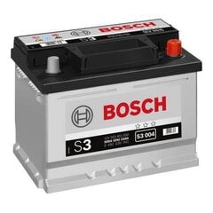 Блок стартерных аккумуляторов Bosch S3004, 12V 53Ah 500A B13, свинцово-кислотная батарея цена и информация | Аккумуляторы | kaup24.ee