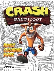 Crash Bandicoot Adult Coloring Book hind ja info | Tervislik eluviis ja toitumine | kaup24.ee