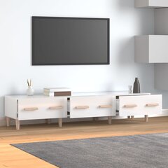 vidaXL telerikapp, kõrgläikega valge, 150 x 34,5 x 30 cm, tehispuit hind ja info | TV alused | kaup24.ee