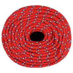 vidaXL paadiköis, punane, 6 mm, 25 m, polüpropüleen hind ja info | Lisatarvikud paatidele ja süstadele | kaup24.ee