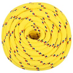 vidaXL paadiköis, kollane, 18 mm, 100 m, polüpropüleen hind ja info | Lisatarvikud paatidele ja süstadele | kaup24.ee