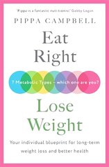 Eat Right, Lose Weight: Your individual blueprint for long-term weight loss and better health цена и информация | Самоучители | kaup24.ee