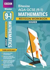 BBC Bitesize AQA GCSE (9-1) Maths Higher Workbook for home learning, 2021 assessments and 2022 exams: for home learning, 2022 and 2023 assessments and exams hind ja info | Noortekirjandus | kaup24.ee