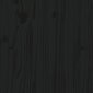 vidaXL küttepuude rest, must, 108 x 73 x 79 cm, männipuit hind ja info | Tarvikud kaminatele ja ahjudele | kaup24.ee