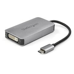 StarTech USB 3.1 Type-C DualLink DVI-I adapter CDP2DVIDP, 15.2 cm hind ja info | USB jagajad, adapterid | kaup24.ee