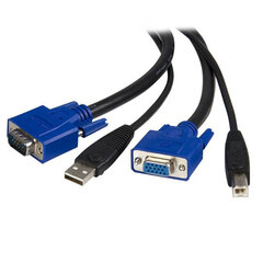 StarTech KVM lüliti USB VGA kaabel, 1,8 m цена и информация | Кабели и провода | kaup24.ee