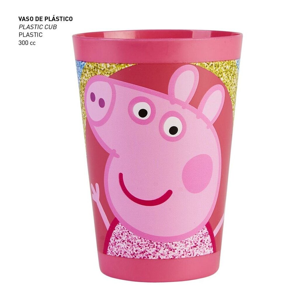 Hügieenitarvete kott aksessuaaridega Peppa Pig, roosa цена и информация | Kohvrid, reisikotid | kaup24.ee