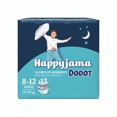 Ühekordsed mähkmed Dodot Happyjama 8 (27-55kg.) S05100792, 13 tk hind ja info | Mähkmed | kaup24.ee