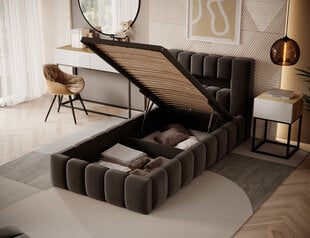Кровать Lamica, 90x200 см, темно-коричневая цена и информация | Кровати | kaup24.ee