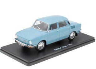 Skoda 100L 1974 Light Blue HACHETTE 1:24 LSA904 hind ja info | Mudelautode kollektsioneerimine | kaup24.ee