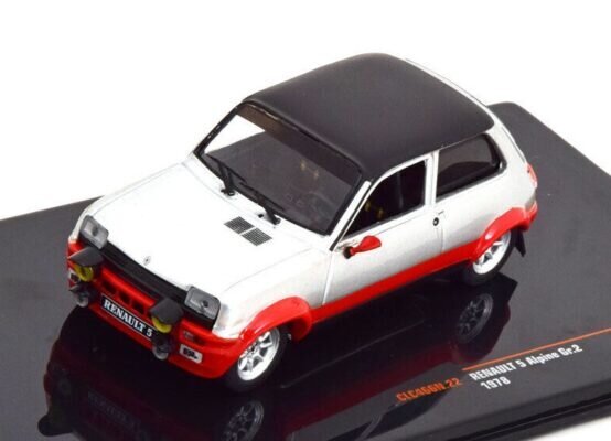 Renault 5 Alpine Gr.2 1978 Silver/Red IXO 1:43 CLC466N hind ja info | Mudelautode kollektsioneerimine | kaup24.ee