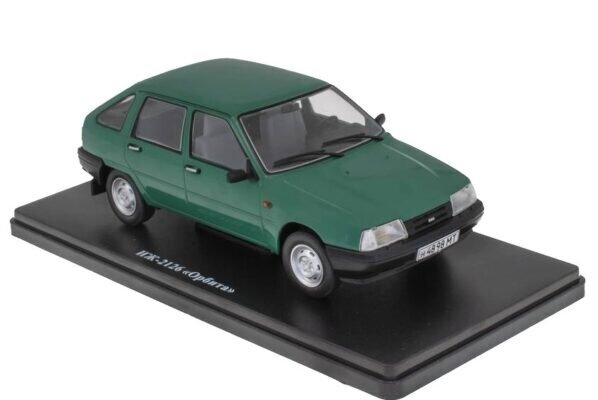 IZ Moskvitch 2126 Orbita 1990 Green HACHETTE 1:24 LSA0060 hind ja info | Mudelautode kollektsioneerimine | kaup24.ee