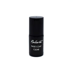 Aluslakk Nailarta lakk läbipaistev alus coat clear base 5 ml. hind ja info | Küünelakid, küünetugevdajad | kaup24.ee