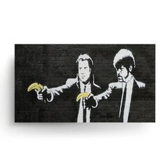 Seinaplakat Banksy Graffiti filmistseen Retro sisekujundus – 100 x 71 cm hind ja info | Seinapildid | kaup24.ee