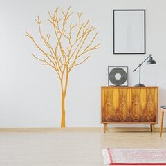 Kollane vinüülist seinakleebis Tree Silhouette botaaniline sisekujundus – 140 x 88 cm цена и информация | Декоративные наклейки | kaup24.ee