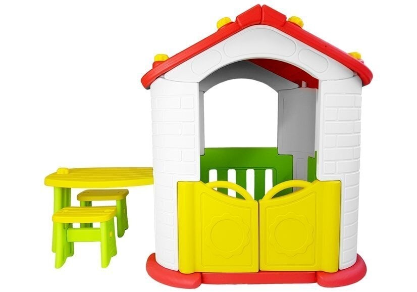 Laste mängumaja koos laua ja toolidega цена и информация | Mänguväljakud, mängumajad | kaup24.ee