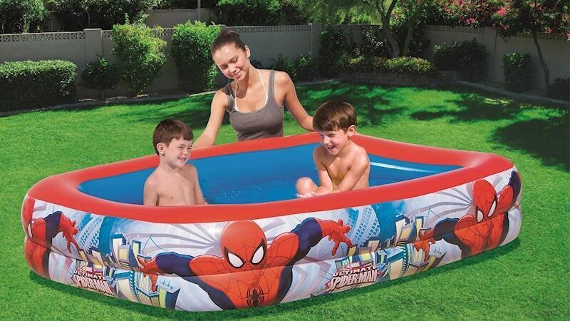 Täispuhutav bassein Spider-Man 200 x 148 x 48 cm Bestway 98011 hind ja info | Basseinid | kaup24.ee