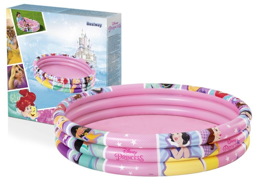 Laste bassein Disney printsess 122 x 25 cm Bestway 91047 hind ja info | Basseinid | kaup24.ee