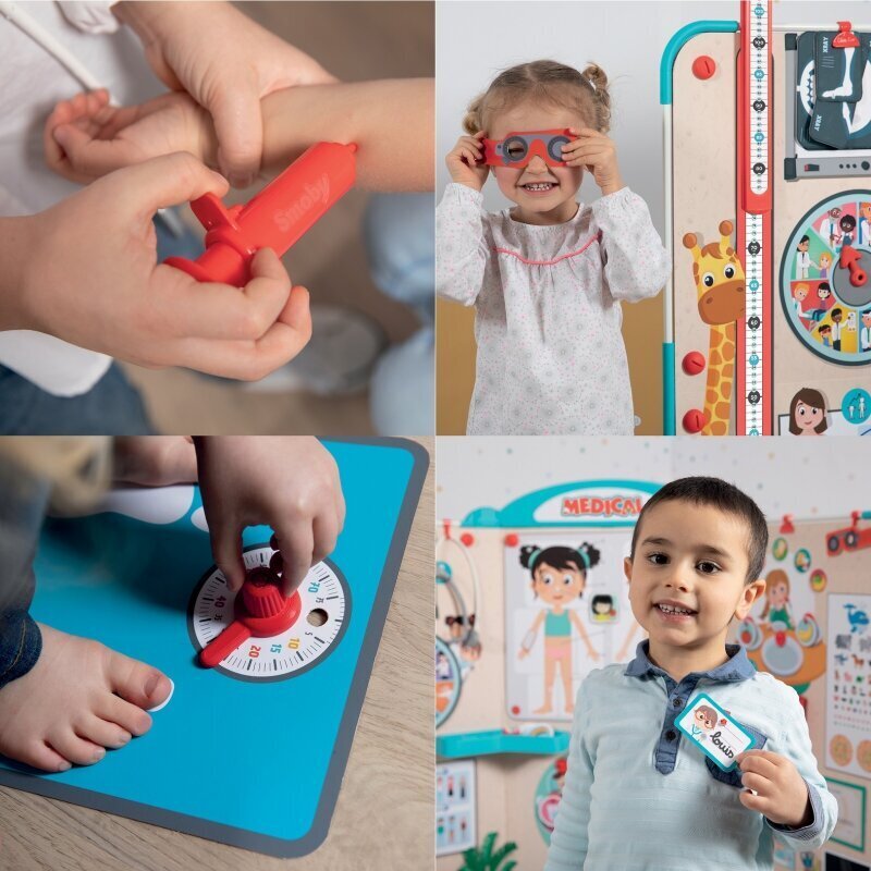 Hariduslik arstikabineti komplekt koos tarvikutega, Smoby hind ja info | Tüdrukute mänguasjad | kaup24.ee