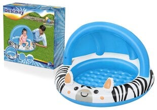Надувной детский бассейн с навесом Зебры цена и информация | Бассейны | kaup24.ee