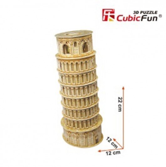 3D puzzle CubicFun Pisa torn hind ja info | Pusled | kaup24.ee