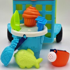 Liivamänguasjade komplekt koos kotiga Woopie, 10 tk. hind ja info | Mänguasjad (vesi, rand ja liiv) | kaup24.ee