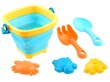 Liivamänguasjakomplekt koos kokkupandava ämbriga Huanger hind ja info | Mänguasjad (vesi, rand ja liiv) | kaup24.ee