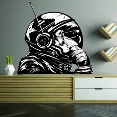 Vinüülseinakleebis Banksy Graffiti Monkey Astronaut sisekujundus – 120 x 116 cm hind ja info | Seinakleebised | kaup24.ee