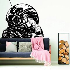 Vinüülseinakleebis Banksy Graffiti Monkey Astronaut sisekujundus – 120 x 116 cm цена и информация | Декоративные наклейки | kaup24.ee