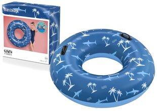 Täispuhutav ujumisrõngas 119 cm, sinine hind ja info | Täispuhutavad veemänguasjad ja ujumistarbed | kaup24.ee