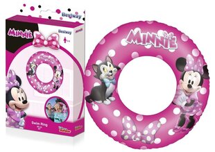 Bestway Minnie Mouse täispuhutav ujumisrõngas, 56 cm hind ja info | Täispuhutavad veemänguasjad ja ujumistarbed | kaup24.ee