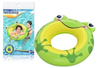 Надувное плавательное колесо Bestway Frog, 76 см цена и информация | Надувные и пляжные товары | kaup24.ee