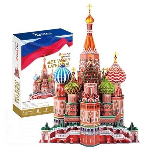3D puzzle CubicFun St. Basil's Cathedral hind ja info | Pusled | kaup24.ee