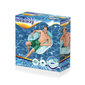 Bestway Täispuhutav ujumisrõngas seljatoega, 102cm, sinine hind ja info | Täispuhutavad veemänguasjad ja ujumistarbed | kaup24.ee