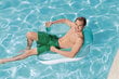 Bestway Täispuhutav ujumisrõngas seljatoega, 102cm, sinine hind ja info | Täispuhutavad veemänguasjad ja ujumistarbed | kaup24.ee