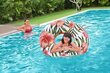 Täispuhutav ujumisrõngas Bestway palmi, 119 cm, roosa hind ja info | Täispuhutavad veemänguasjad ja ujumistarbed | kaup24.ee